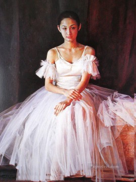 chicas chinas Painting - Bailarina Guan Zeju11 China